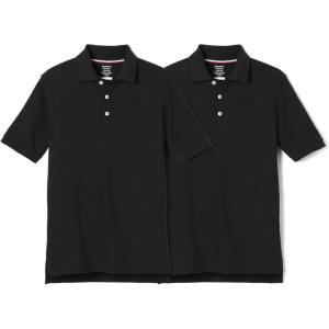 imageFrench Toast Boys 2Pack Short Sleeve Pique Polo ShirtBlack