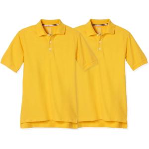 imageFrench Toast Boys 2Pack Short Sleeve Pique Polo ShirtGold