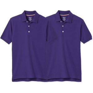 imageFrench Toast Boys 2Pack Short Sleeve Pique Polo ShirtPurple
