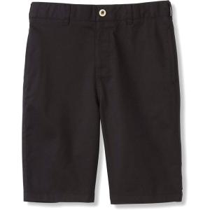 imageFrench Toast Boys Adjustable Waist Stretch Flat Front Shorts Standard ampamp Husky for School UniformBlack