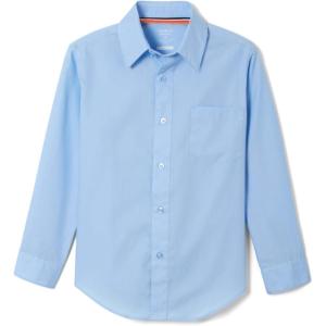 imageFrench Toast Boys Expandable Collar Button Down Dress Shirt with Long Sleeves Standard ampamp HuskyLight Blue