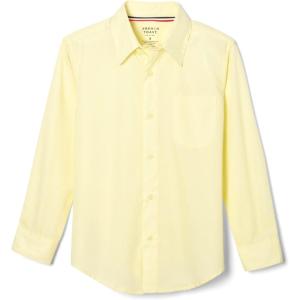 imageFrench Toast Boys Expandable Collar Button Down Dress Shirt with Long Sleeves Standard ampamp HuskyYellow