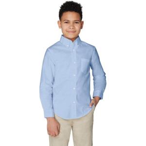 imageFrench Toast Boys Long Sleeve Oxford Shirt Standard ampamp HuskyLight Blue