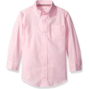 imageFrench Toast Boys Long Sleeve Oxford Shirt Standard ampamp HuskyPink