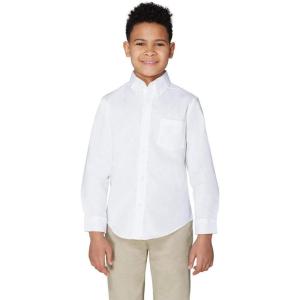 imageFrench Toast Boys Long Sleeve Oxford Shirt Standard ampamp HuskyWhite