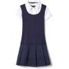 imageFrench Toast Girls Pleat 2fer DressNavy