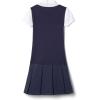 imageFrench Toast Girls Pleat 2fer DressNavy