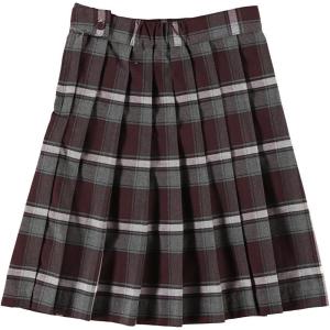 imageFrench Toast Girls Plaid Pleated SkirtBurgundyGrayWhite Plaid 91