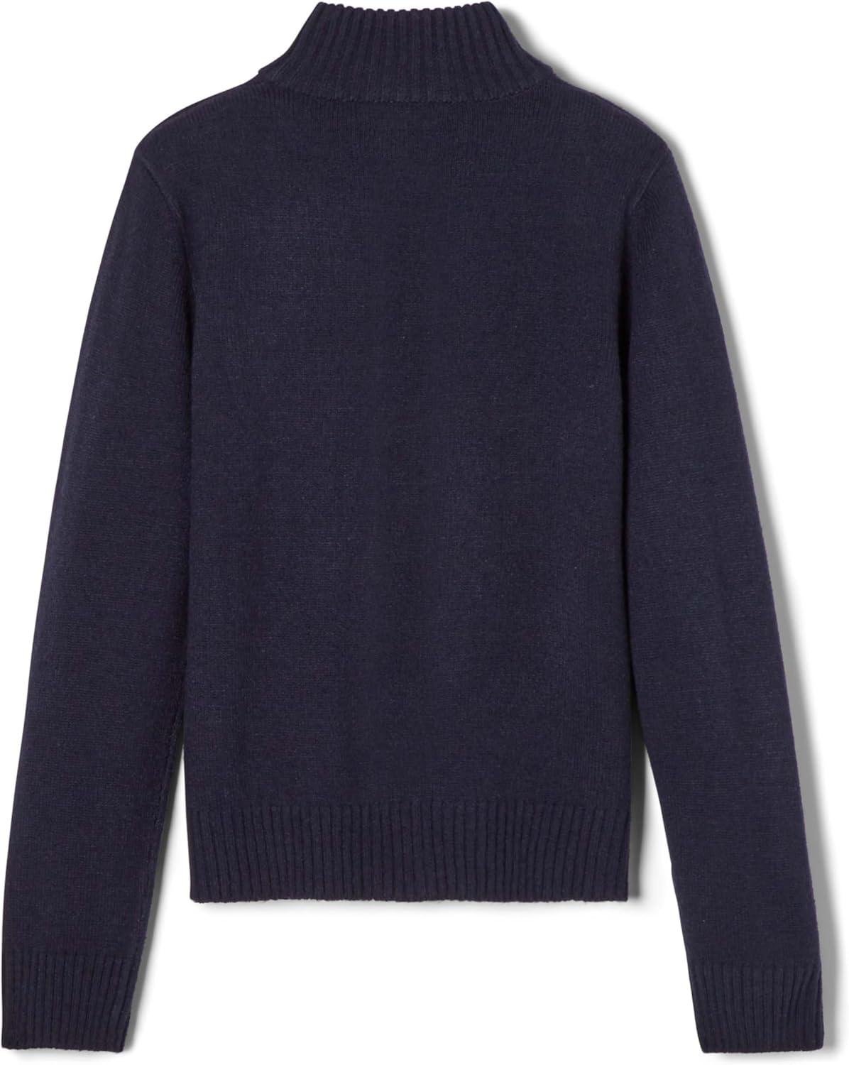 imageFrench Toast Boys Zip Front SweaterNavy Blue