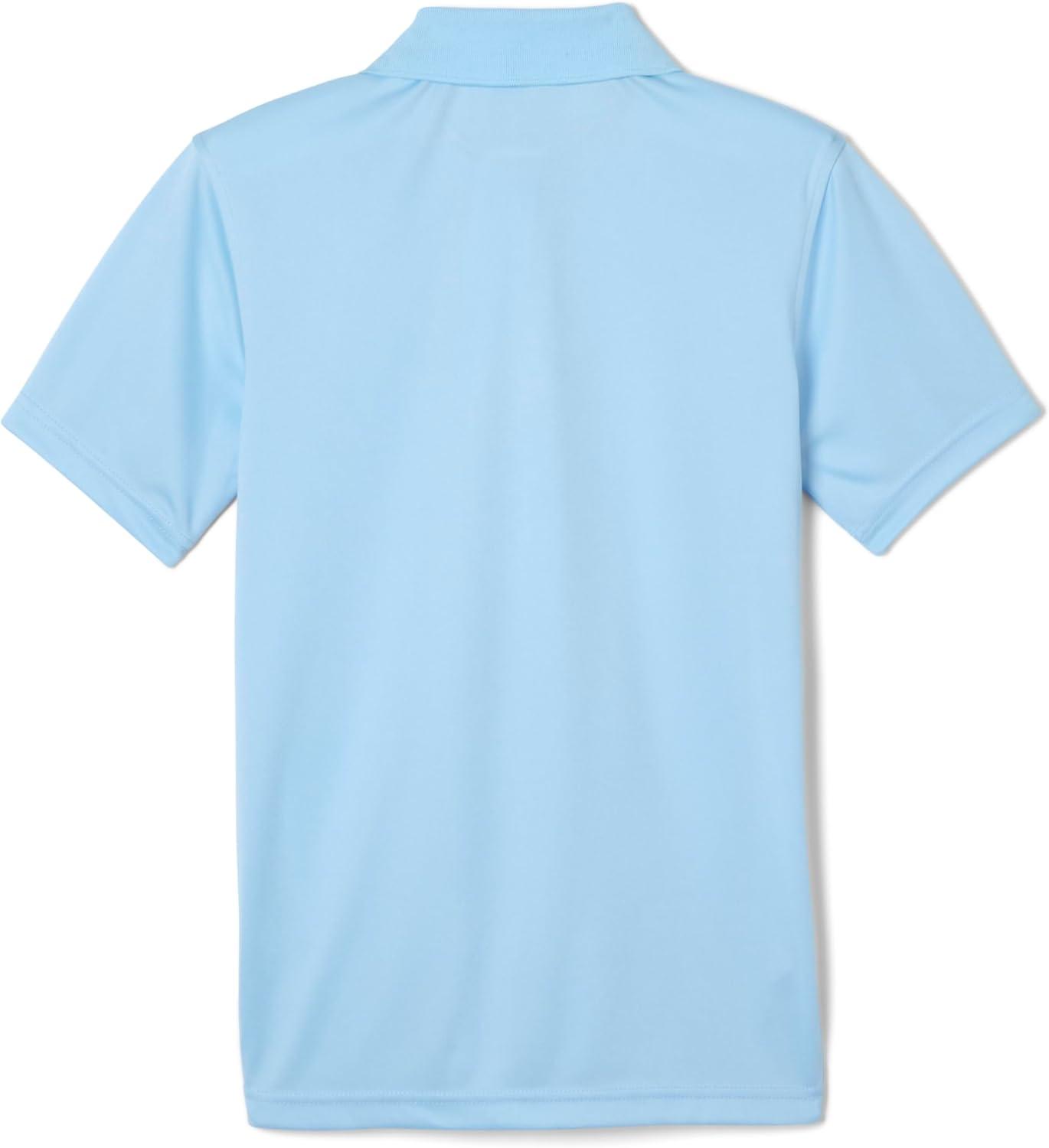 imageFrench Toast Kids Moisture Wicking Performance Sport Polo Short Sleeve ShirtLight Blue