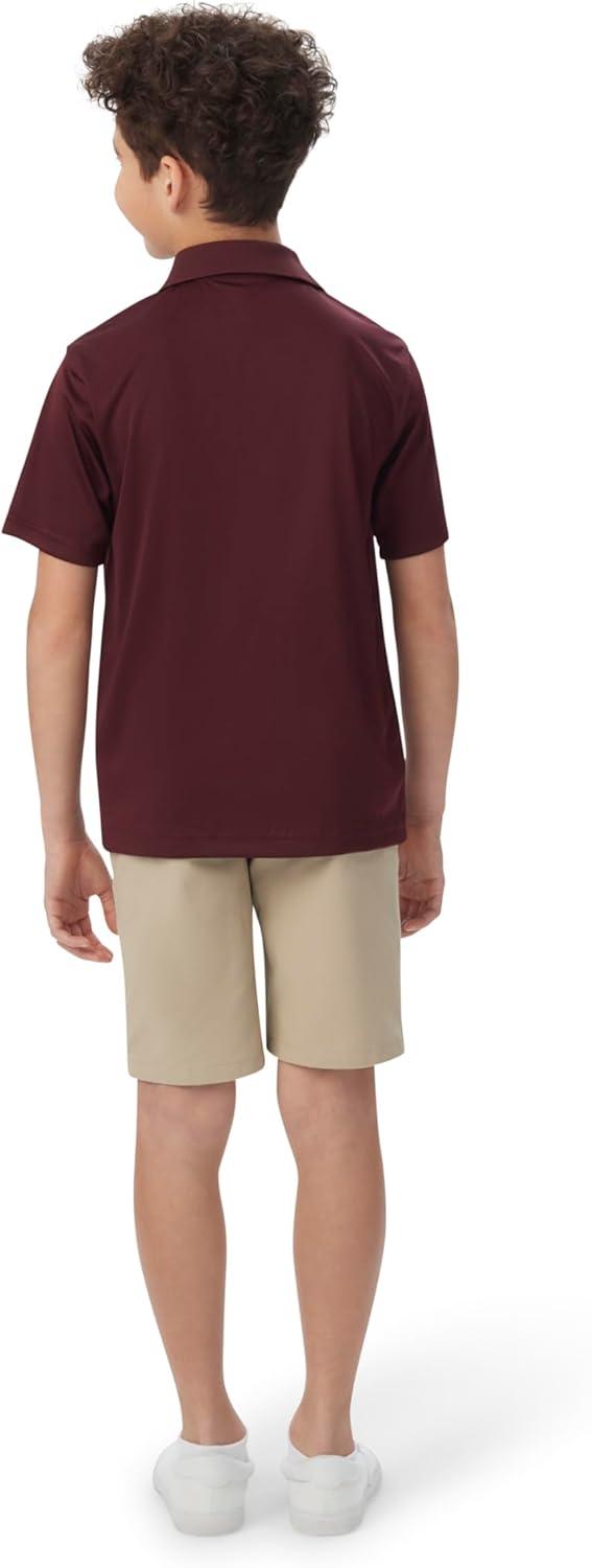 imageFrench Toast Moisture Wicking Performance Sport Polo Short Sleeve ShirtNavy