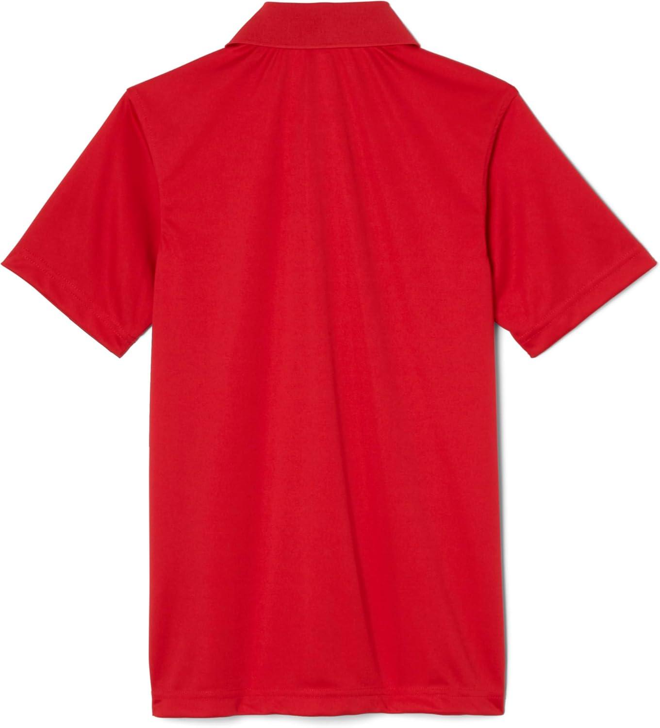 imageFrench Toast Moisture Wicking Performance Sport Polo Short Sleeve ShirtRed