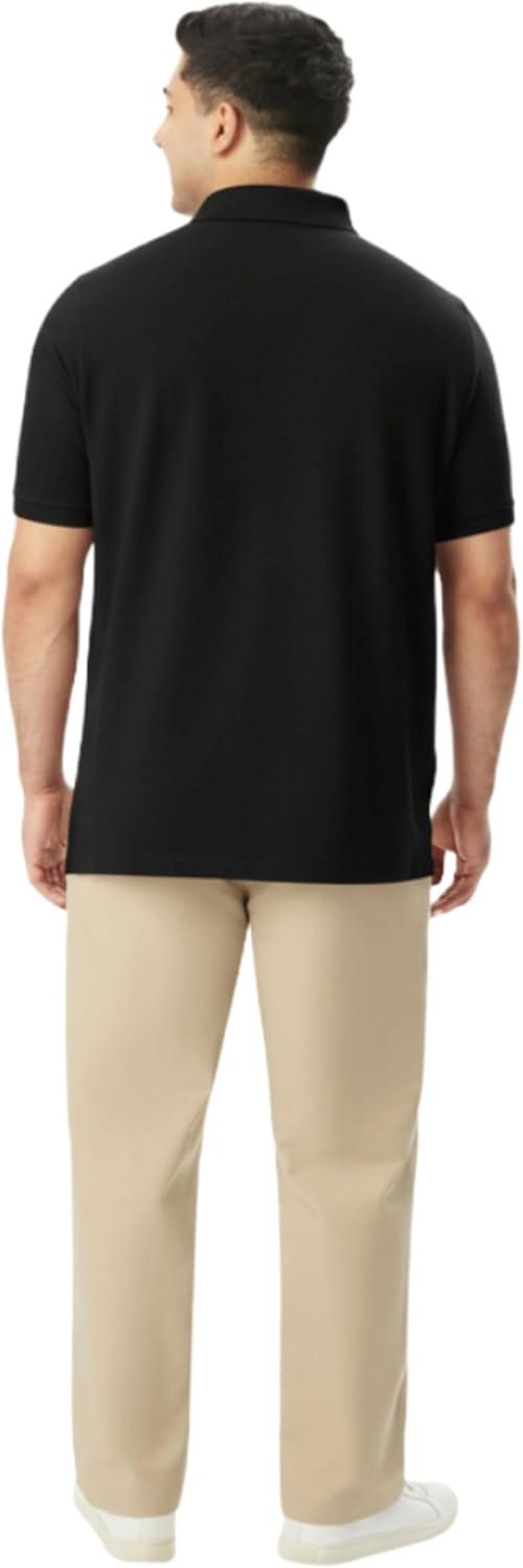 imageFrench Toast Short Sleeve Pique Polo TShirtBlack