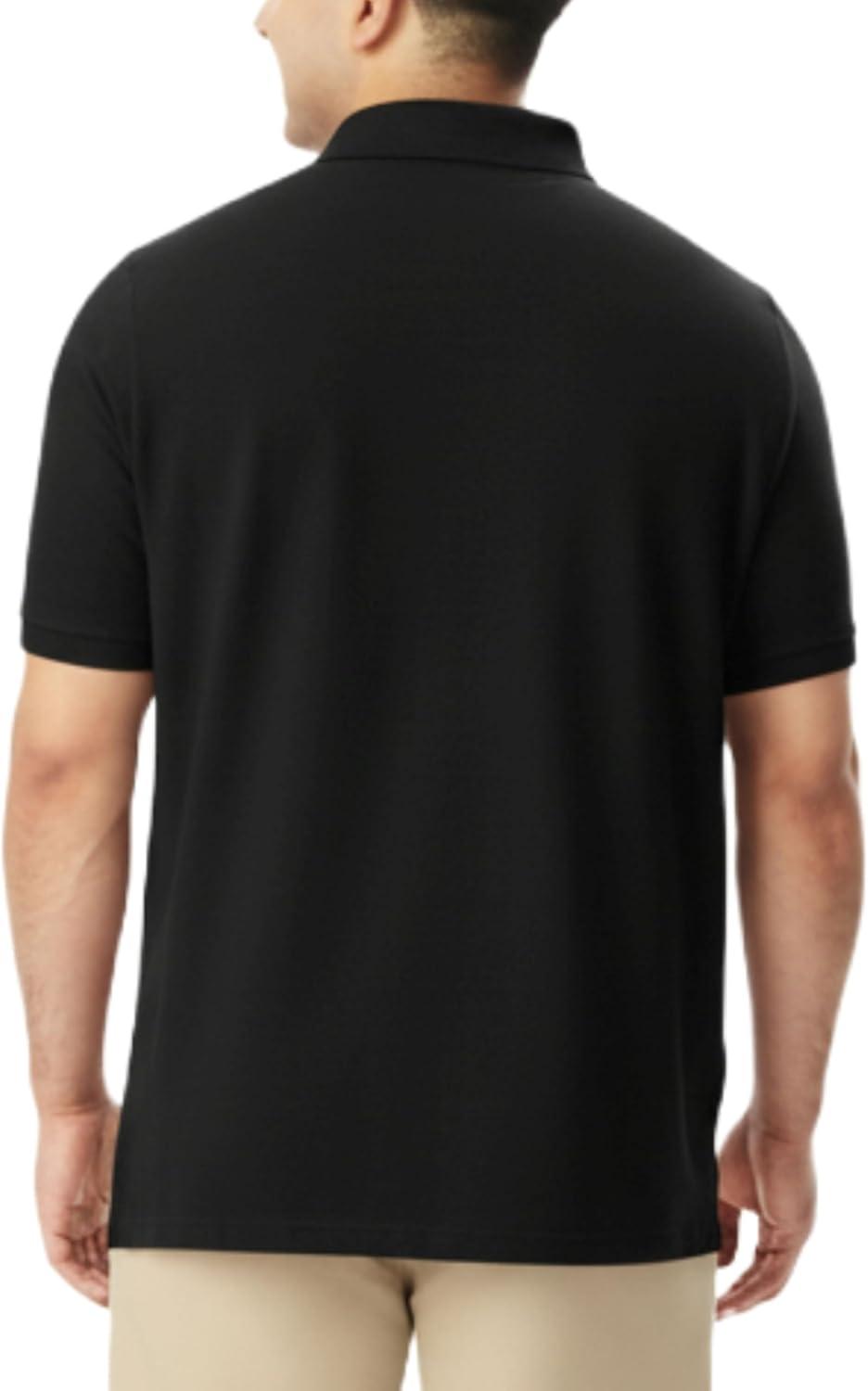 imageFrench Toast Short Sleeve Pique Polo TShirtBlack