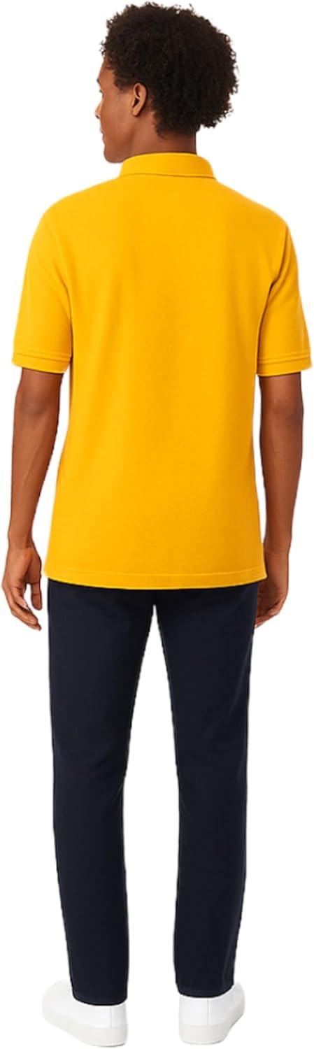 imageFrench Toast Short Sleeve Pique Polo TShirtGold