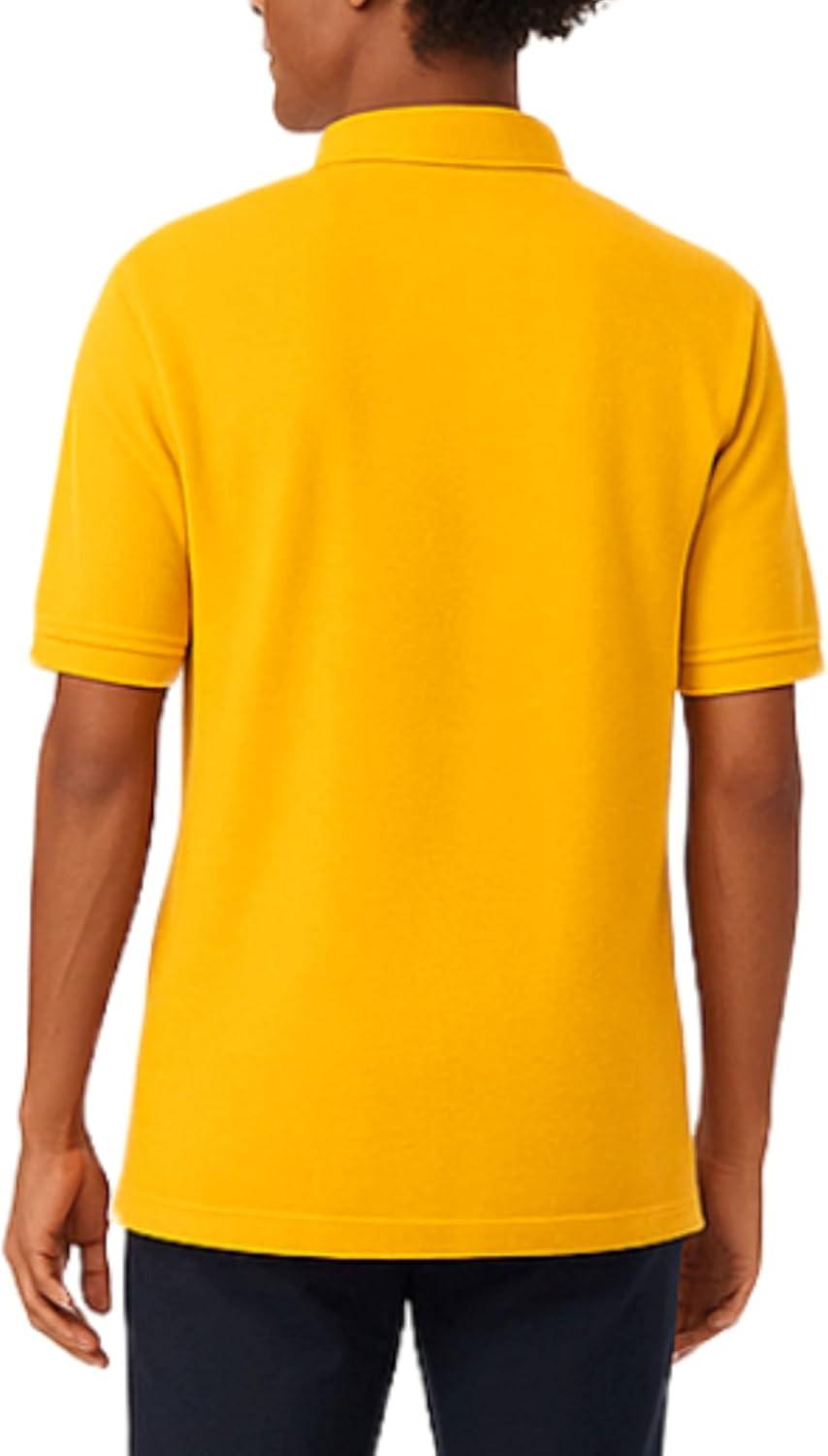 imageFrench Toast Short Sleeve Pique Polo TShirtGold