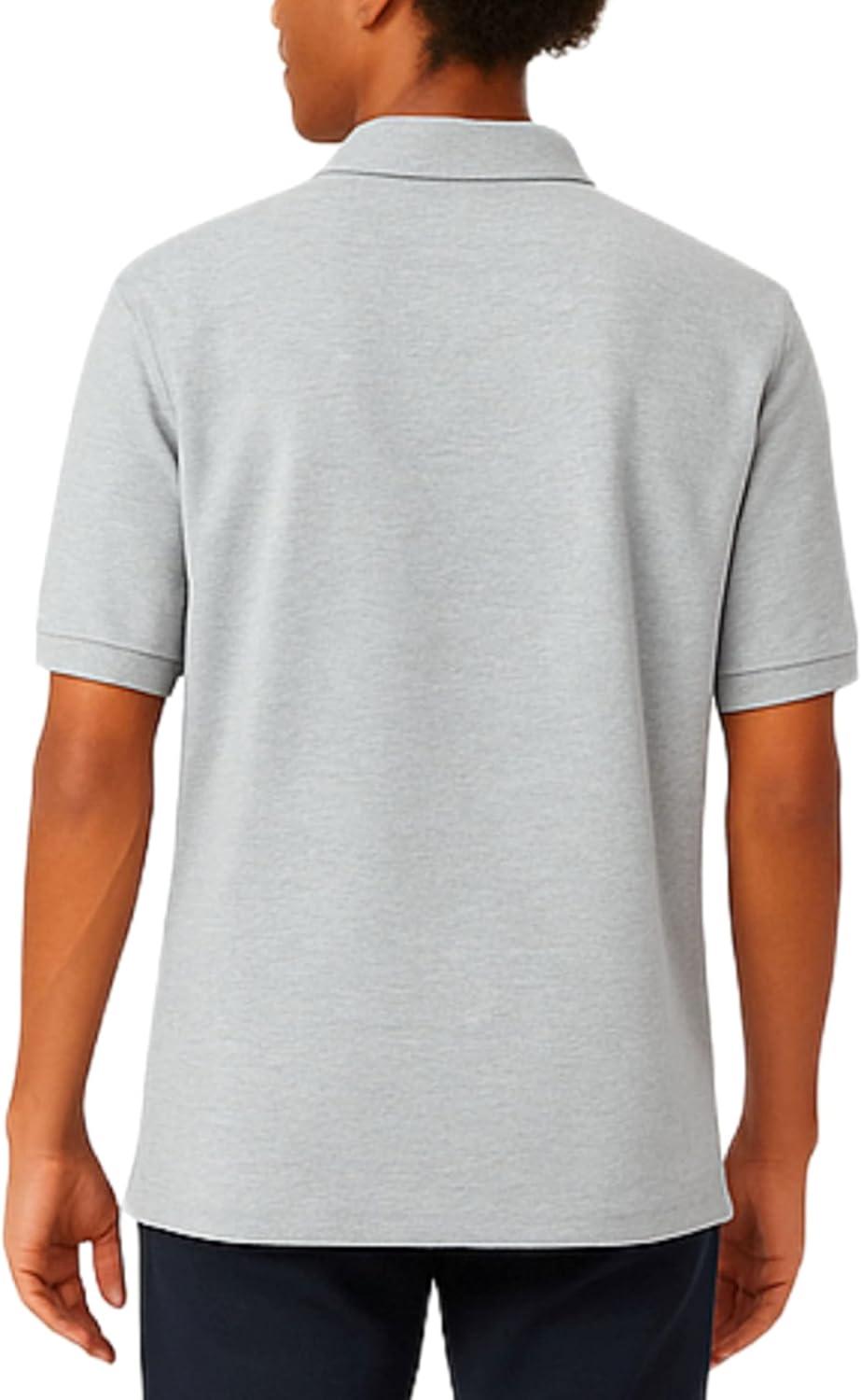 imageFrench Toast Short Sleeve Pique Polo TShirtHeather Gray