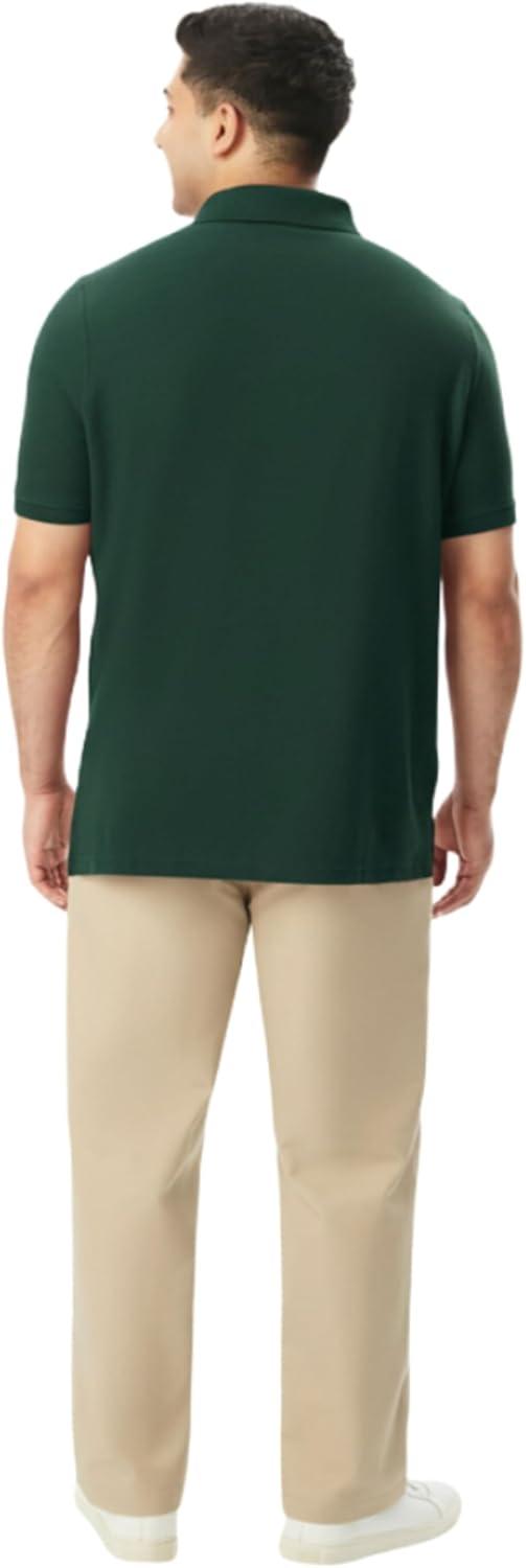 imageFrench Toast Short Sleeve Pique Polo TShirtHunter Green