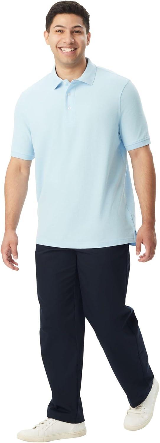 imageFrench Toast Short Sleeve Pique Polo TShirtLight Blue