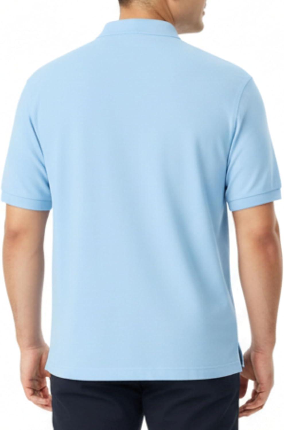 imageFrench Toast Short Sleeve Pique Polo TShirtLight Blue
