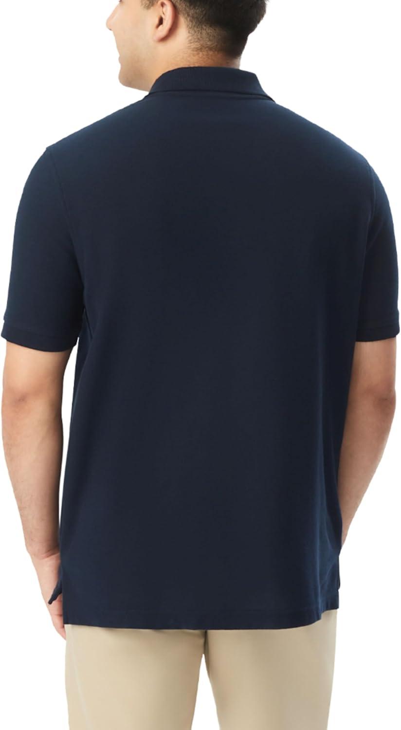 imageFrench Toast Short Sleeve Pique Polo TShirtNavy