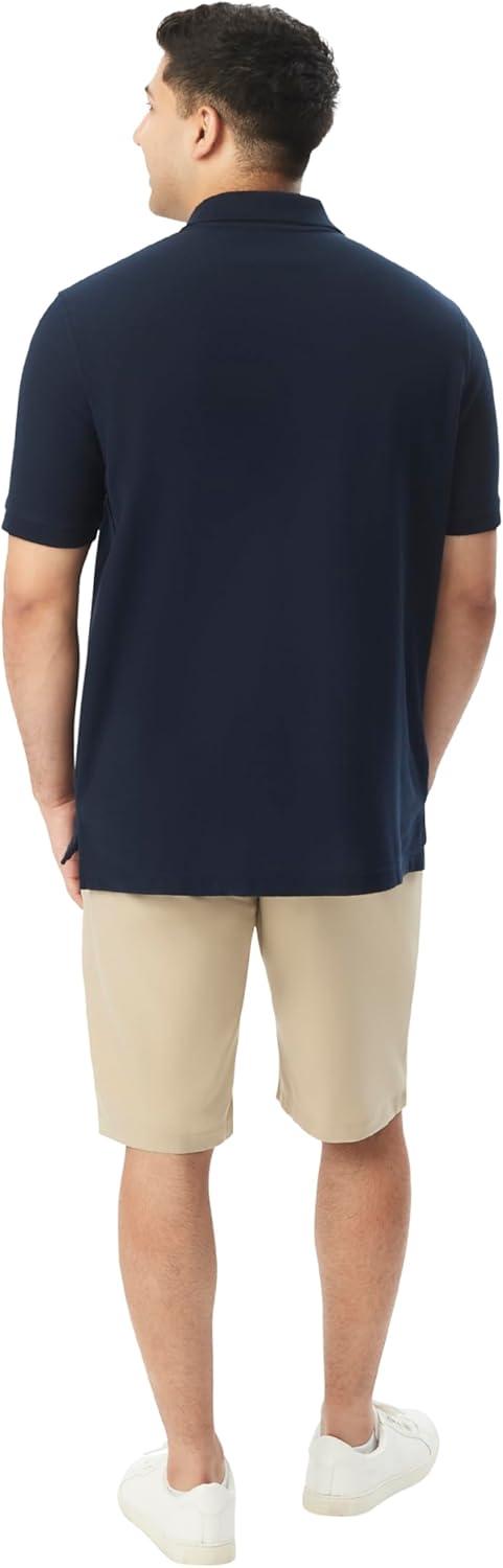 imageFrench Toast Short Sleeve Pique Polo TShirtNavy