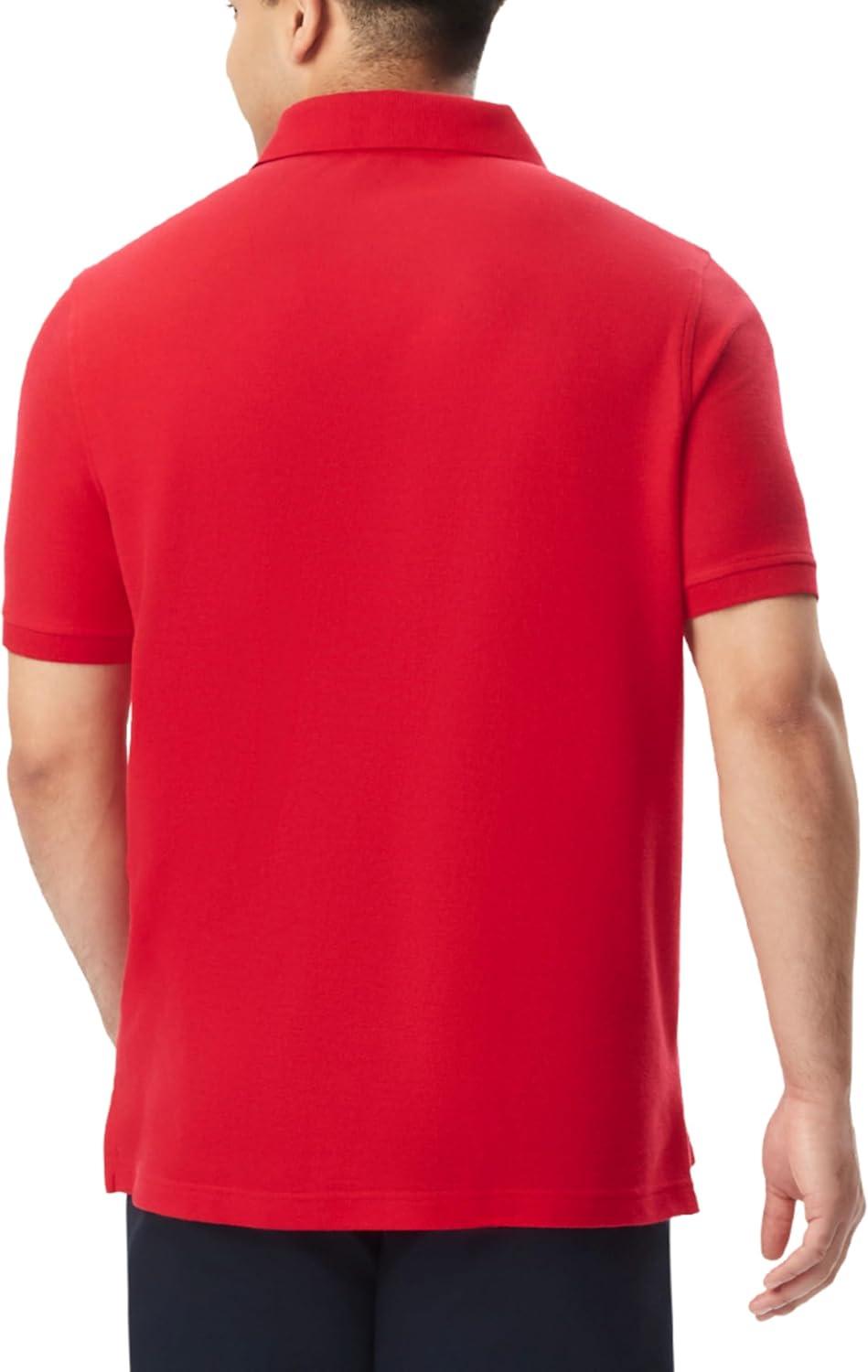 imageFrench Toast Short Sleeve Pique Polo TShirtRed