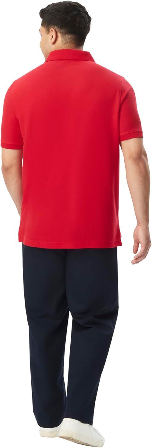imageFrench Toast Short Sleeve Pique Polo TShirtRed
