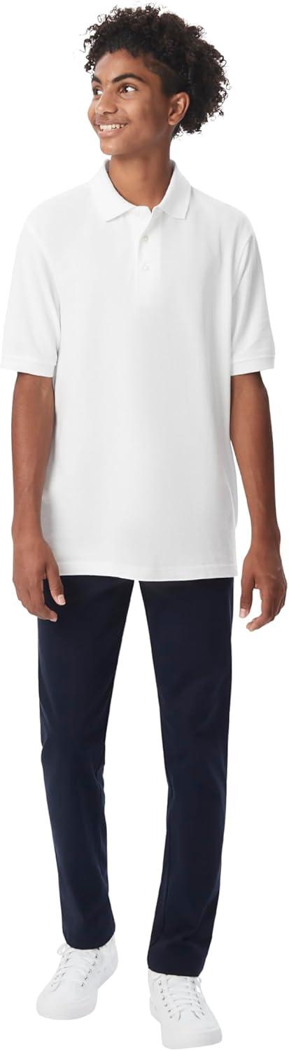 imageFrench Toast Short Sleeve Pique Polo TShirtWhite