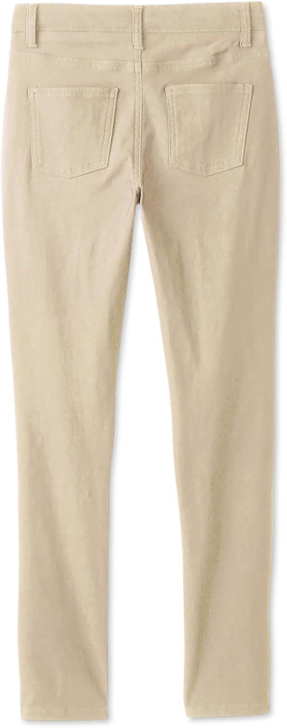 imageFrench Toast Womens Super Stretch Skinny Uniform Pants with PocketsKhaki