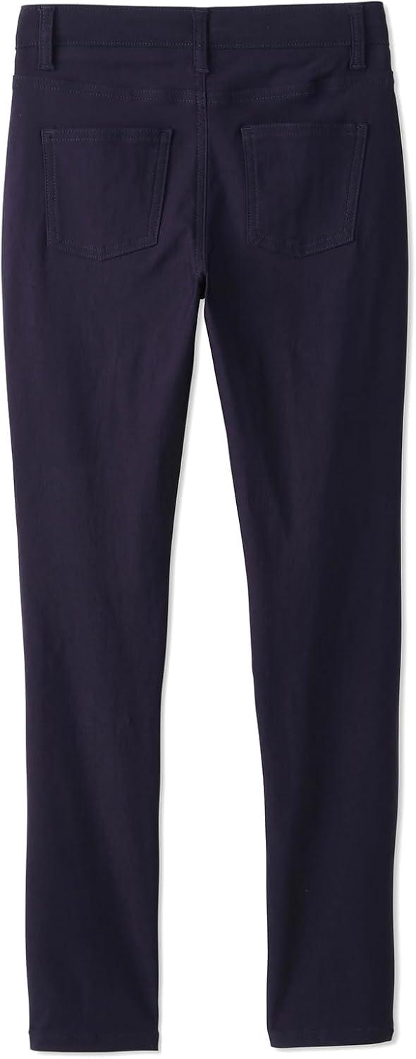 imageFrench Toast Womens Super Stretch Skinny Uniform Pants with PocketsNavy Blue
