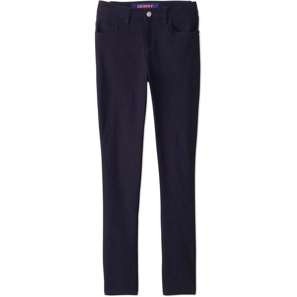 imageFrench Toast Womens Super Stretch Skinny Uniform Pants with PocketsNavy Blue