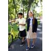 imageFrench Toast Girls AntiPill Crew Neck Cardigan SweaterNavy