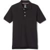 imageFrench Toast Unisex Kids Short Sleeve Pique Polo Uniform Shirt Standard ampamp HuskyBlack