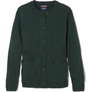 imageFrench Toast Girls AntiPill Crew Neck Cardigan SweaterHunter Green