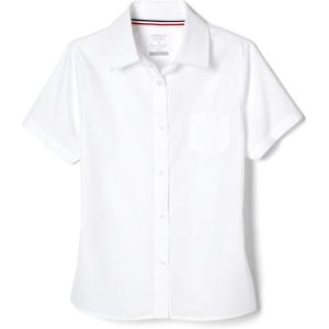 imageFrench Toast Girls Short Sleeve Pocket ShirtWhite