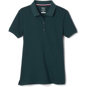 imageFrench Toast Womens Short Sleeve Stretch Pique Polo ShirtGreen