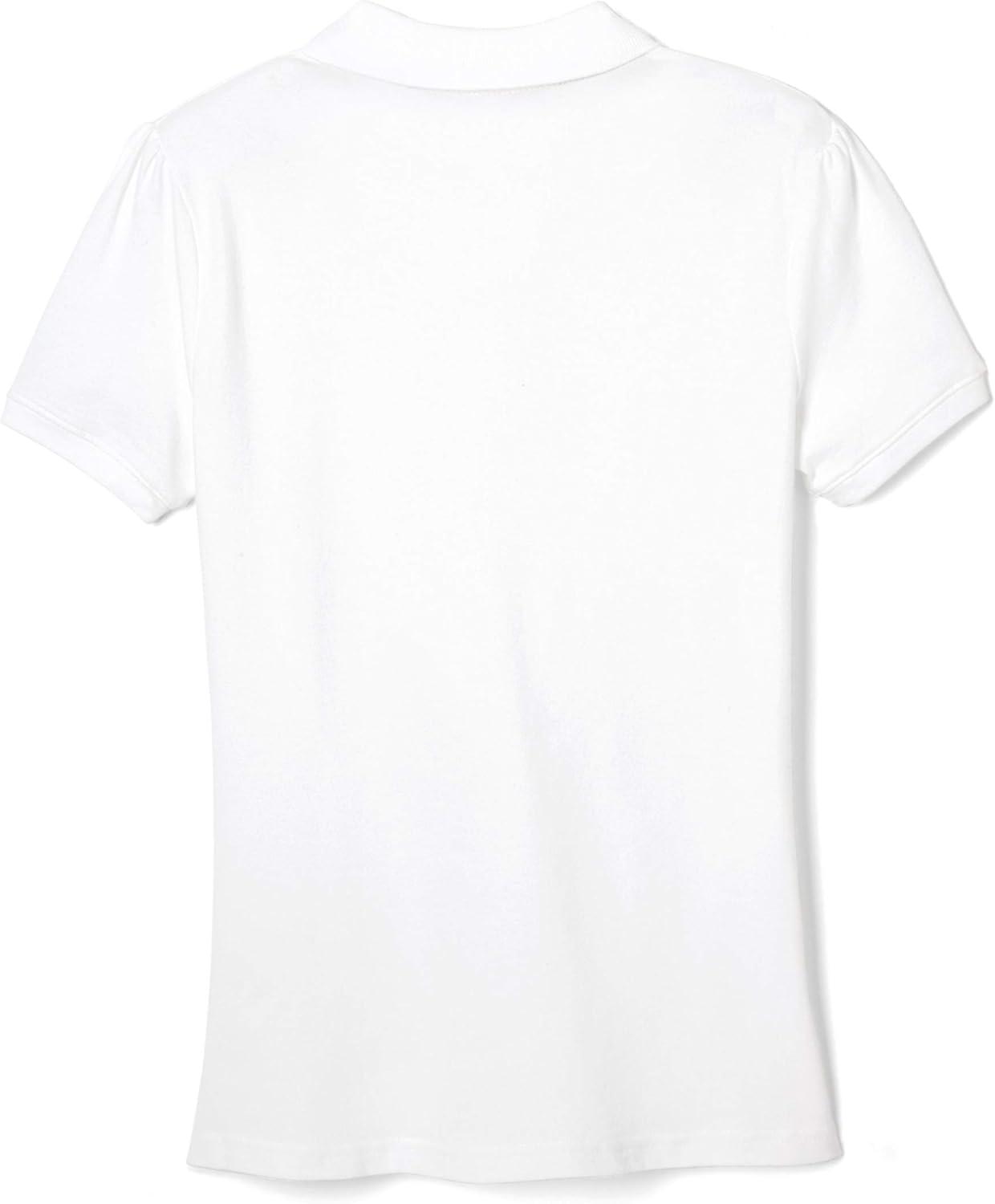 imageFrench Toast Girls Short Sleeve Ruffle PoloWhite