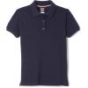 imageFrench Toast Girls Short Sleeve Ruffle PoloNavy