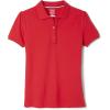 imageFrench Toast Girls Short Sleeve Ruffle PoloRed
