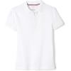 imageFrench Toast Girls Short Sleeve Ruffle PoloWhite