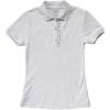 imageFrench Toast Girls Short Sleeve Ruffle PoloHeather Gray