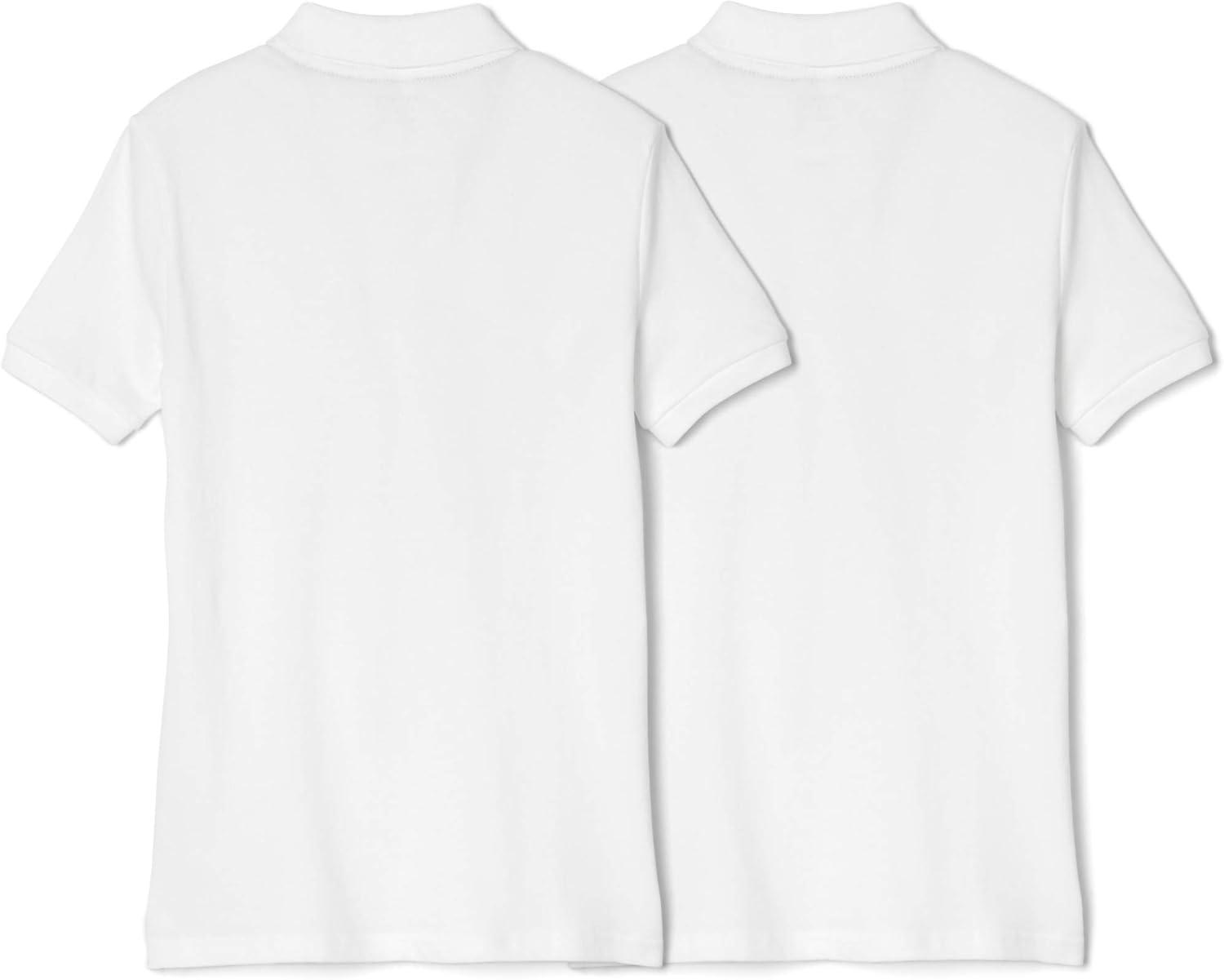 imageFrench Toast Girls 2 Pack Short Sleeve Stretch Piqu PoloWhite