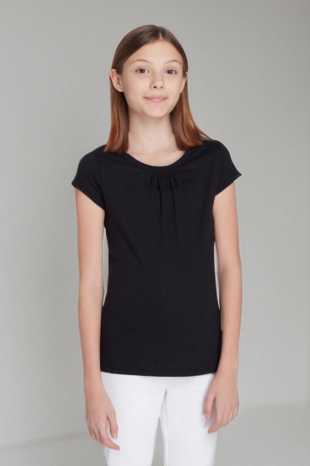 imageFrench Toast Girls Short Sleeve Crewneck TShirt TeeBlack