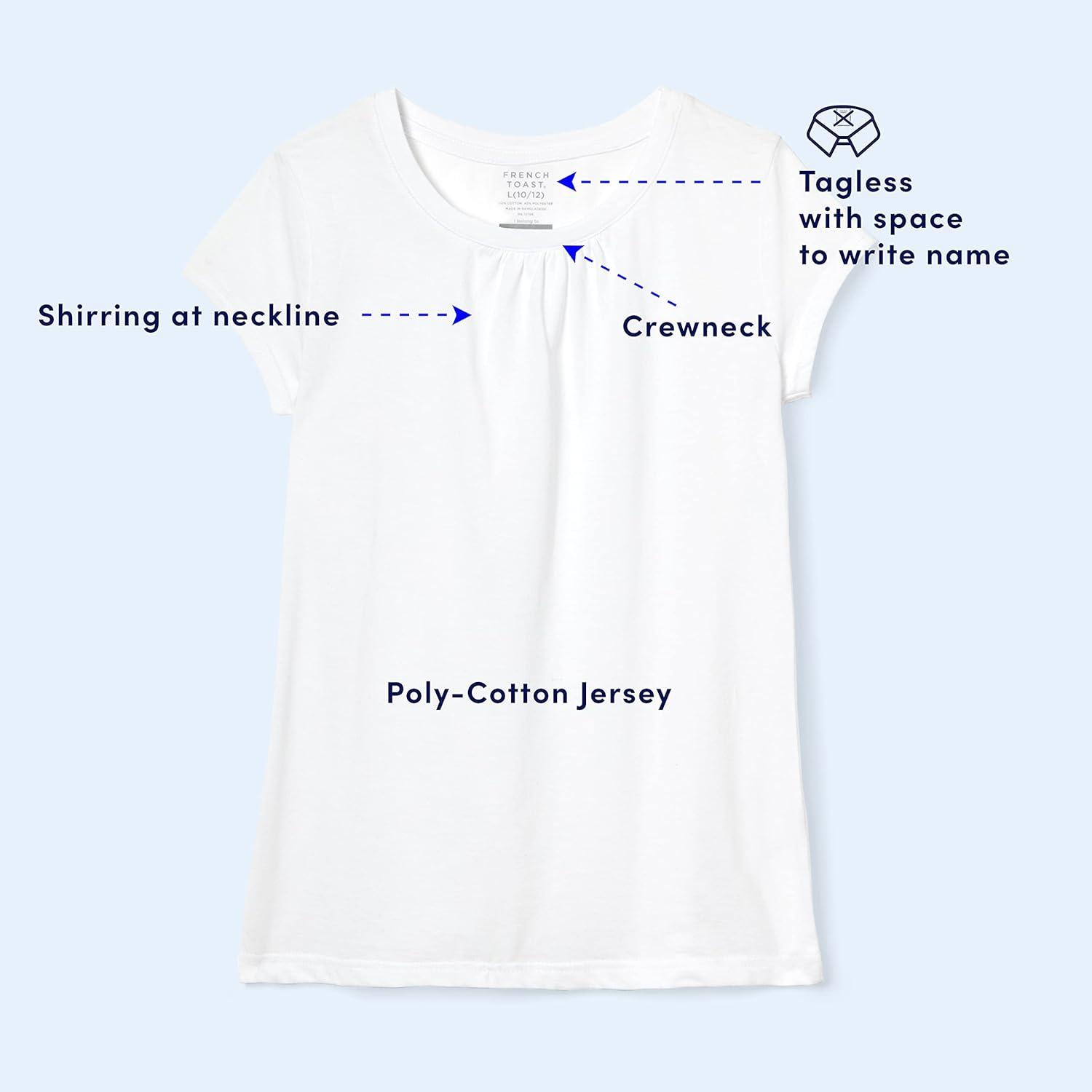 imageFrench Toast Girls Short Sleeve Crewneck TShirt TeeNavy