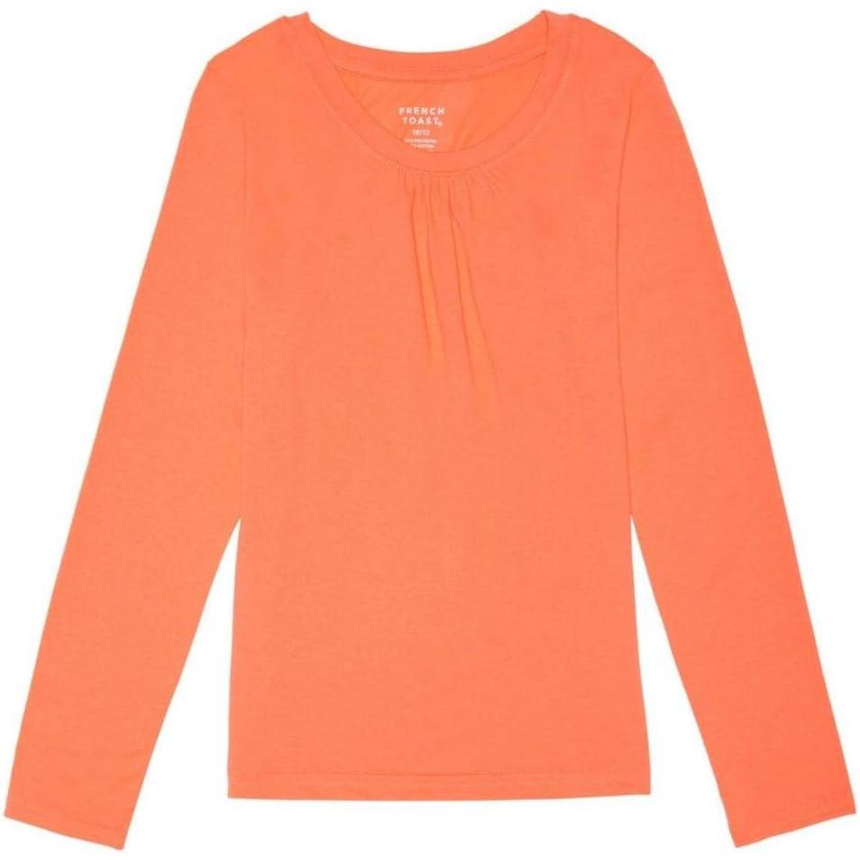 imageFrench Toast Girls Long Sleeve Crewneck Tee T ShirtFiery Coral
