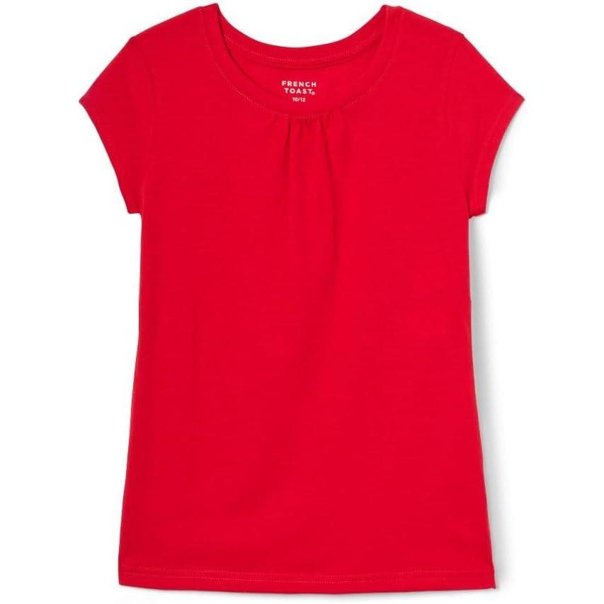 imageFrench Toast Girls Short Sleeve Crewneck TShirt TeeRed
