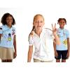 imageFrench Toast Girls 2 Pack Short Sleeve Stretch Piqu PoloLight Blue