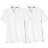 imageFrench Toast Girls 2 Pack Short Sleeve Stretch Piqu PoloWhite
