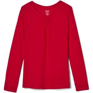 imageFrench Toast Girls Long Sleeve Crewneck Tee T ShirtRed